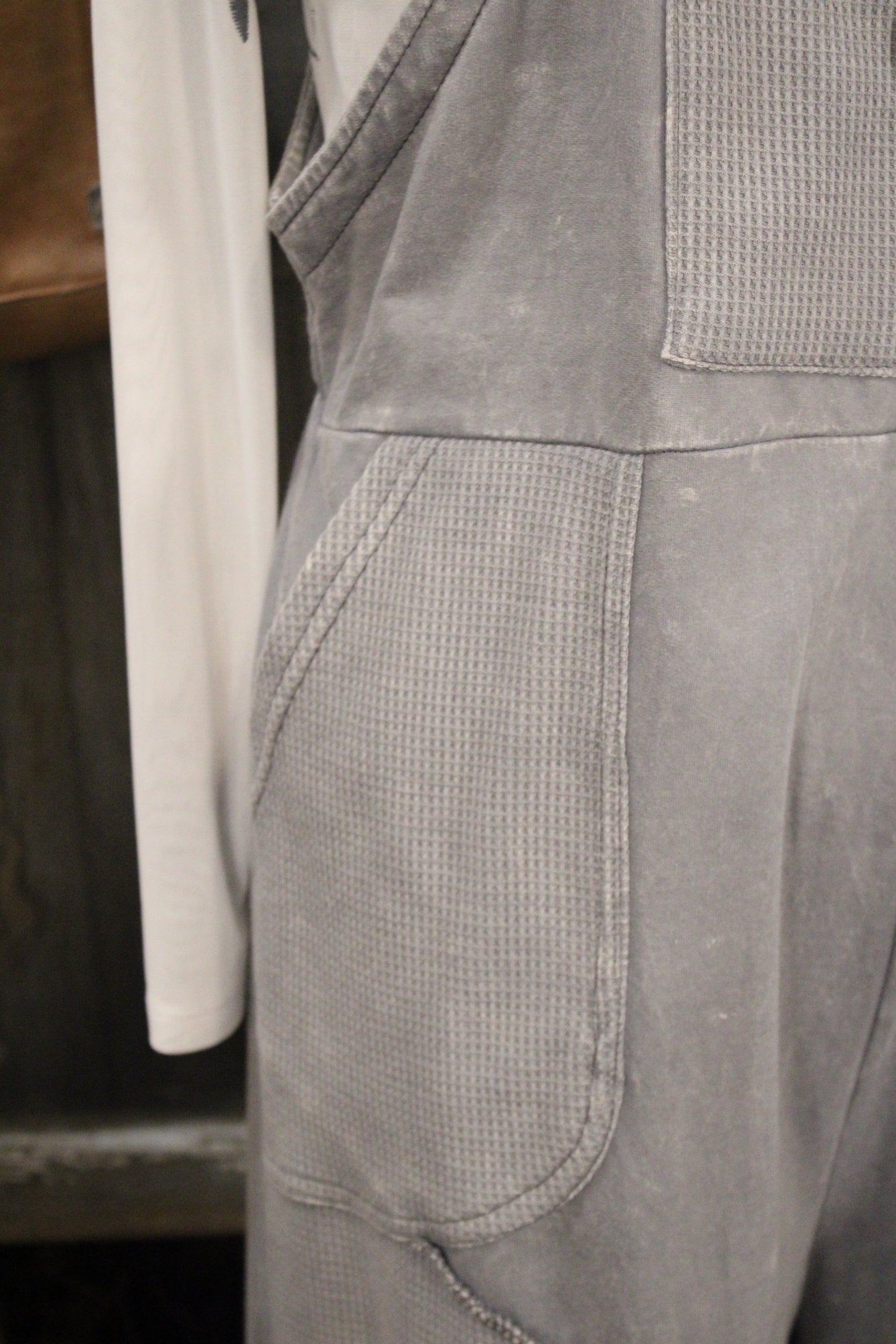 Cloud Nine Waffle Knit Overalls