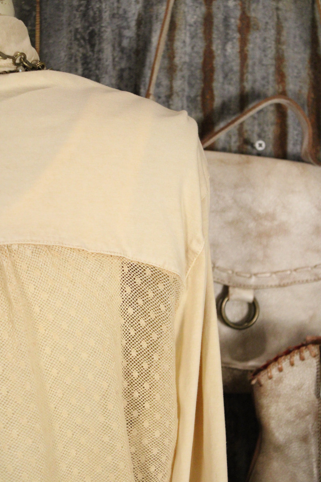Heirloom Lace Latte Blouse