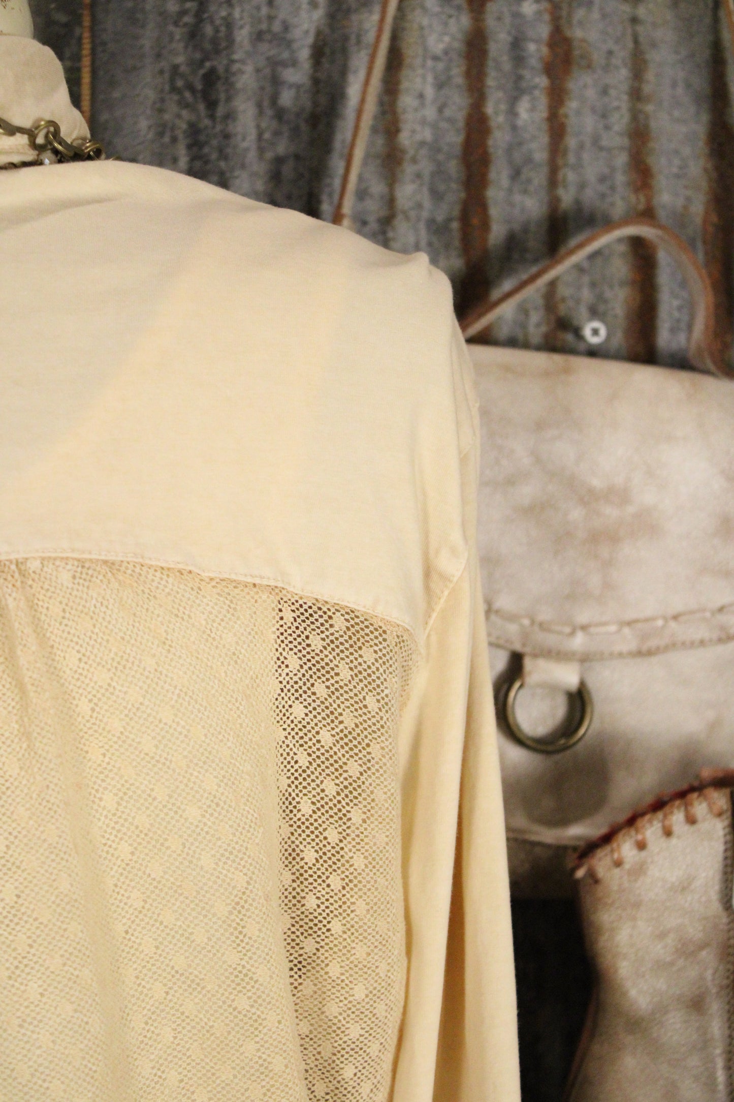 Heirloom Lace Latte Blouse