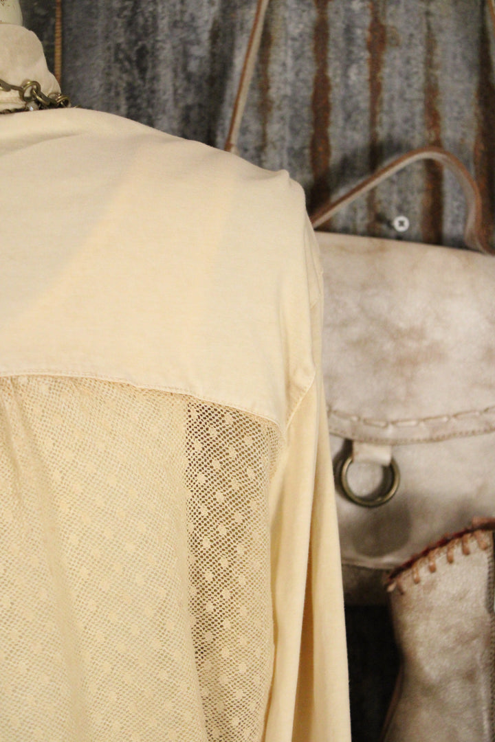 Heirloom Lace Latte Blouse