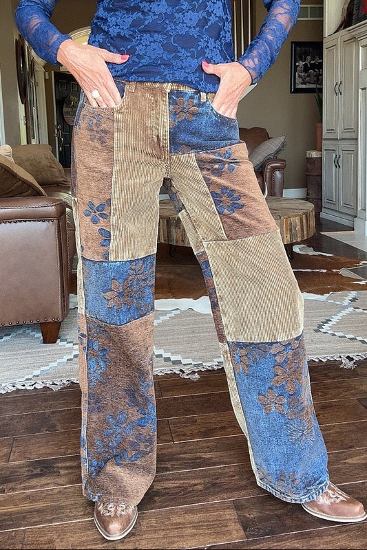 Rustic Bloom Jeans