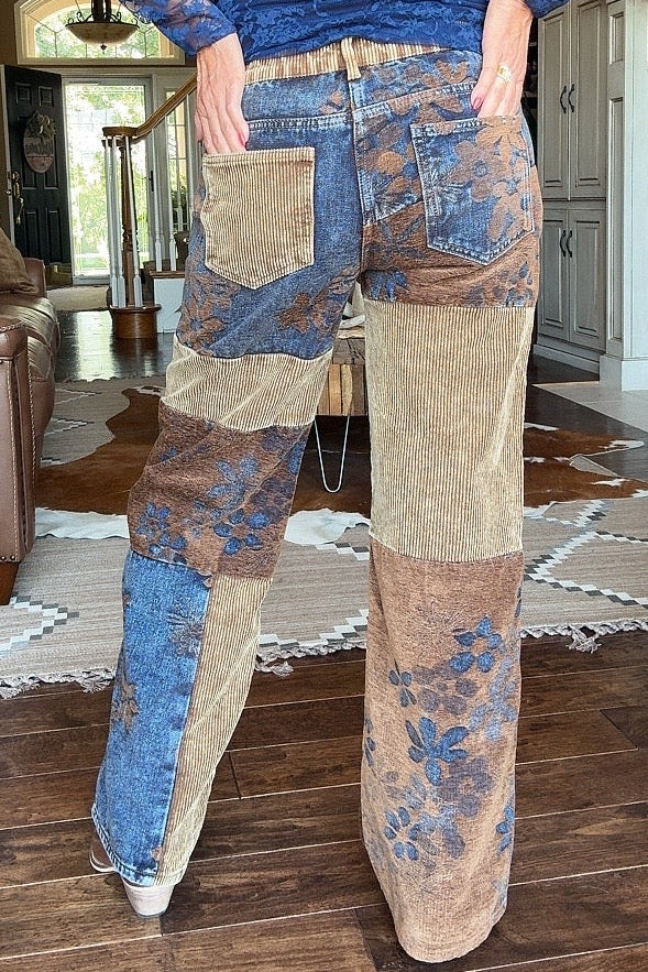 Rustic Bloom Jeans