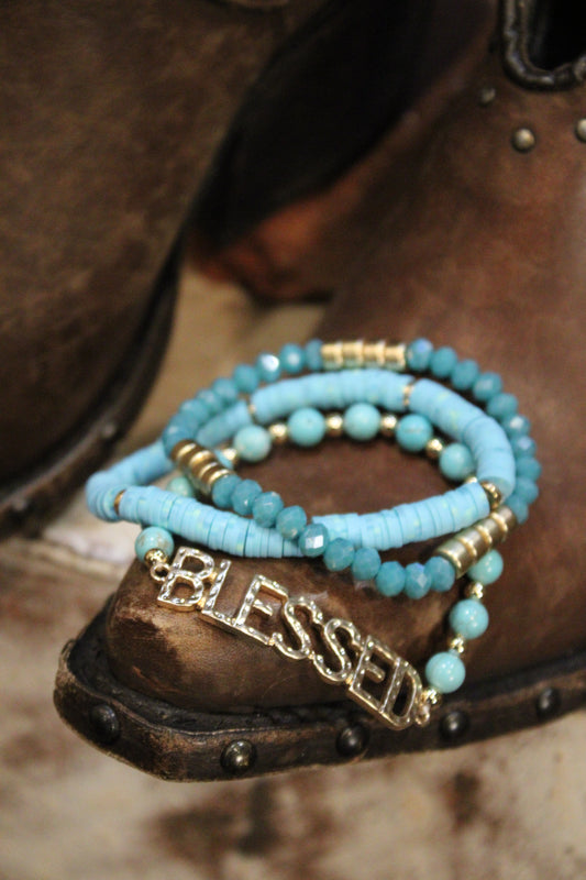 Turquoise BLESSED Bracelet