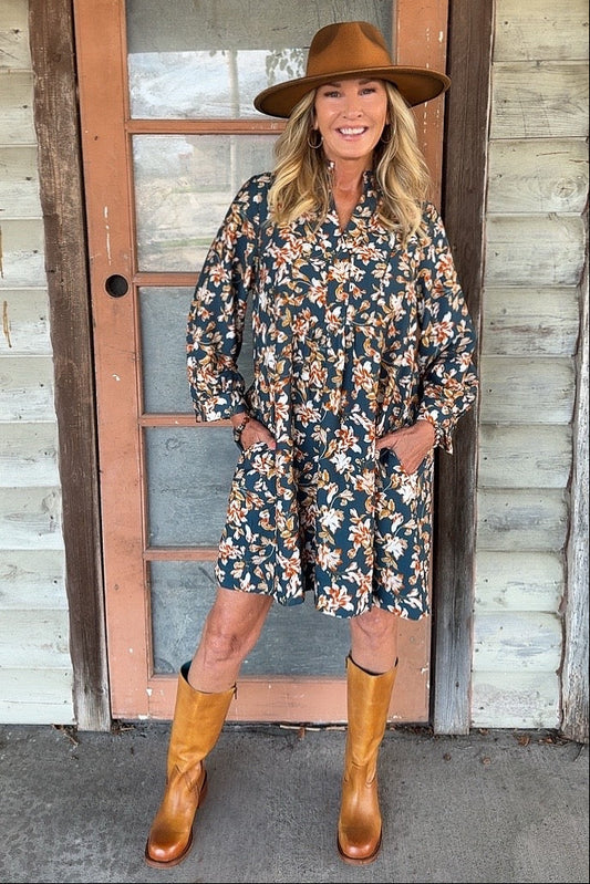 Autumn Blossom Dress
