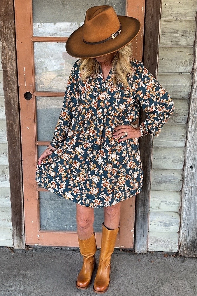Autumn Blossom Dress