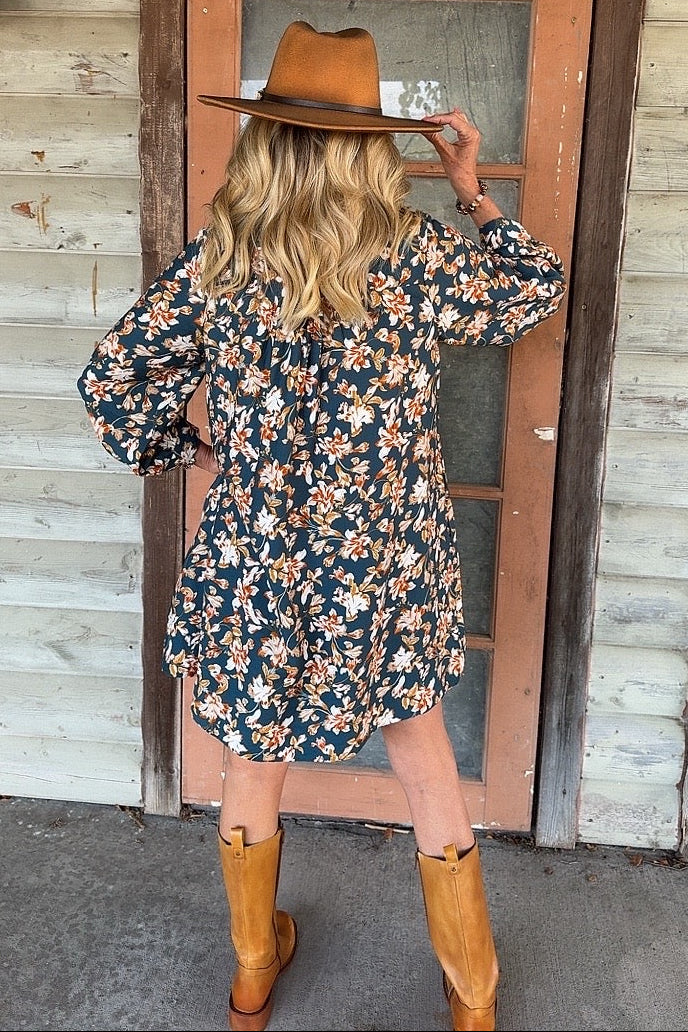 Autumn Blossom Dress