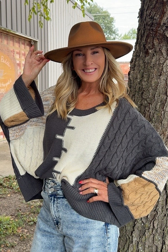 Aspen Patchwork Sweater