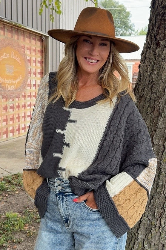 Aspen Patchwork Sweater
