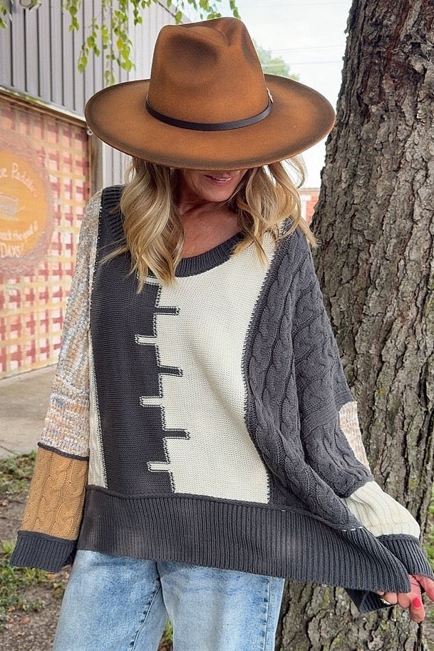 Aspen Patchwork Sweater