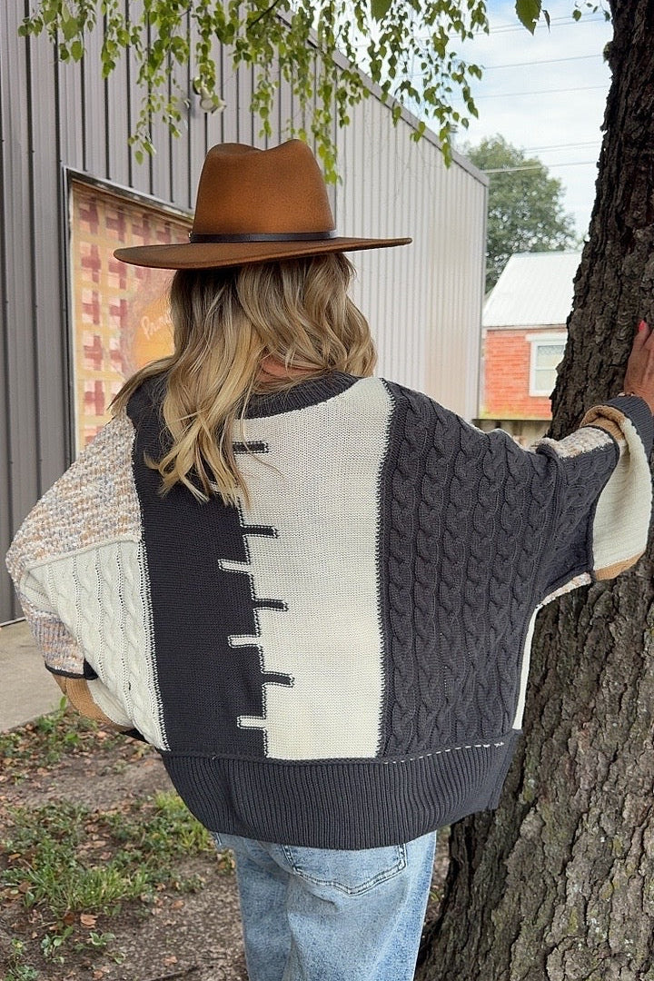 Aspen Patchwork Sweater