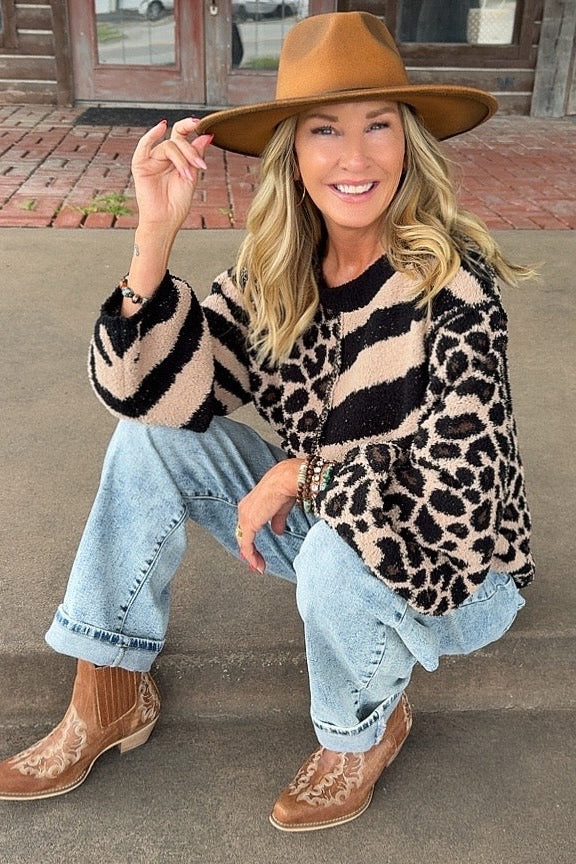 Cheetah Canyon Sweater