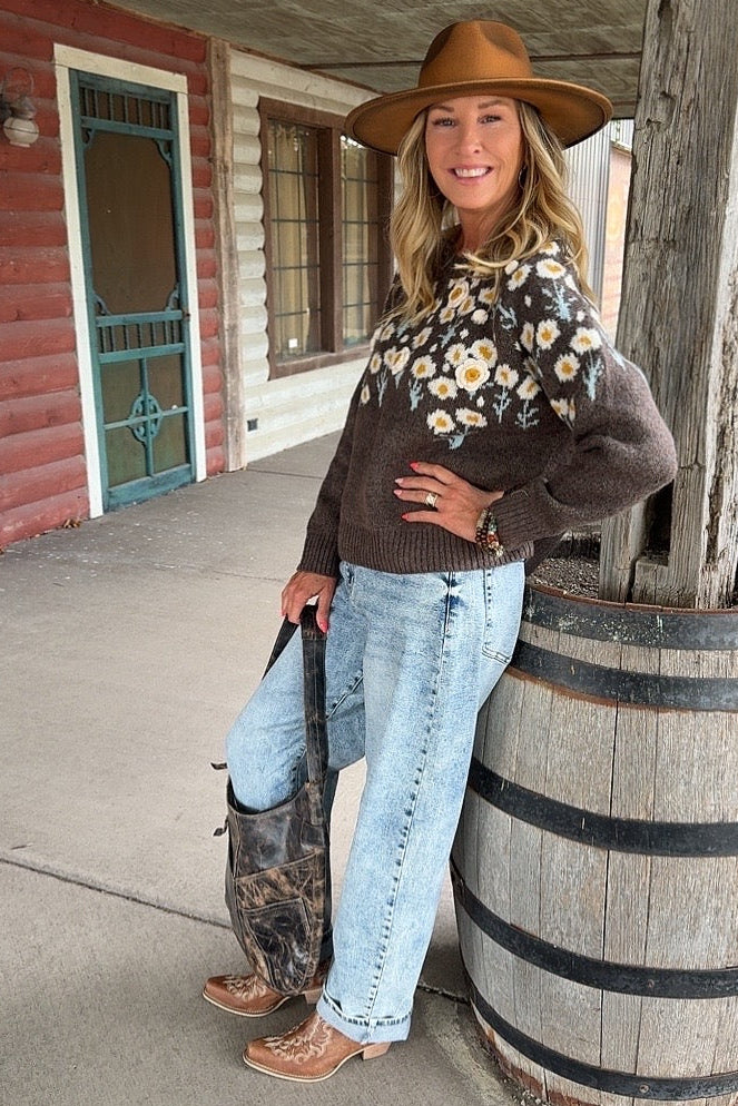 Daisy Daydream Knit Sweater