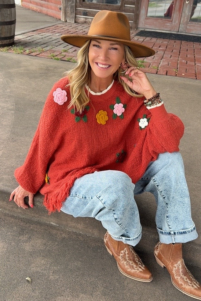 Spiced Chai Sweater Poncho