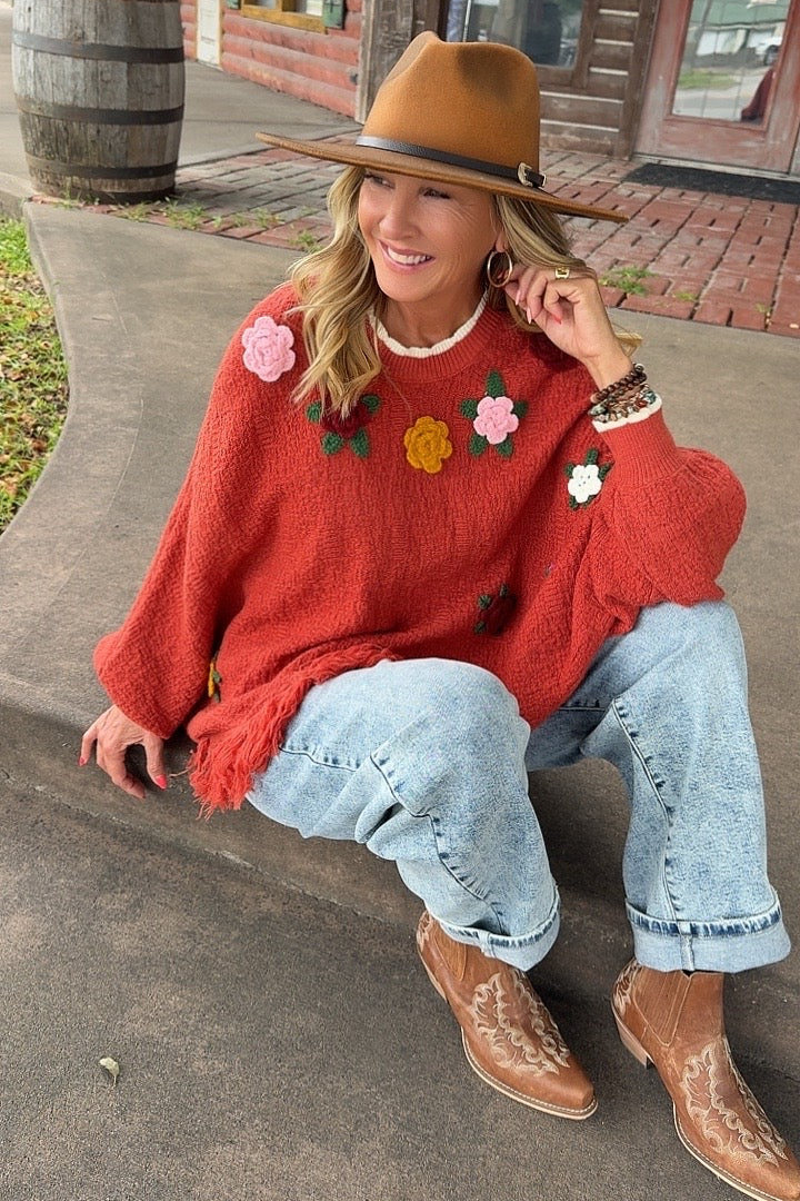 Spiced Chai Sweater Poncho