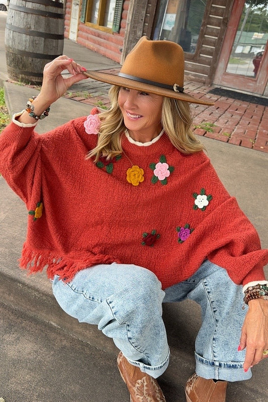 Spiced Chai Sweater Poncho
