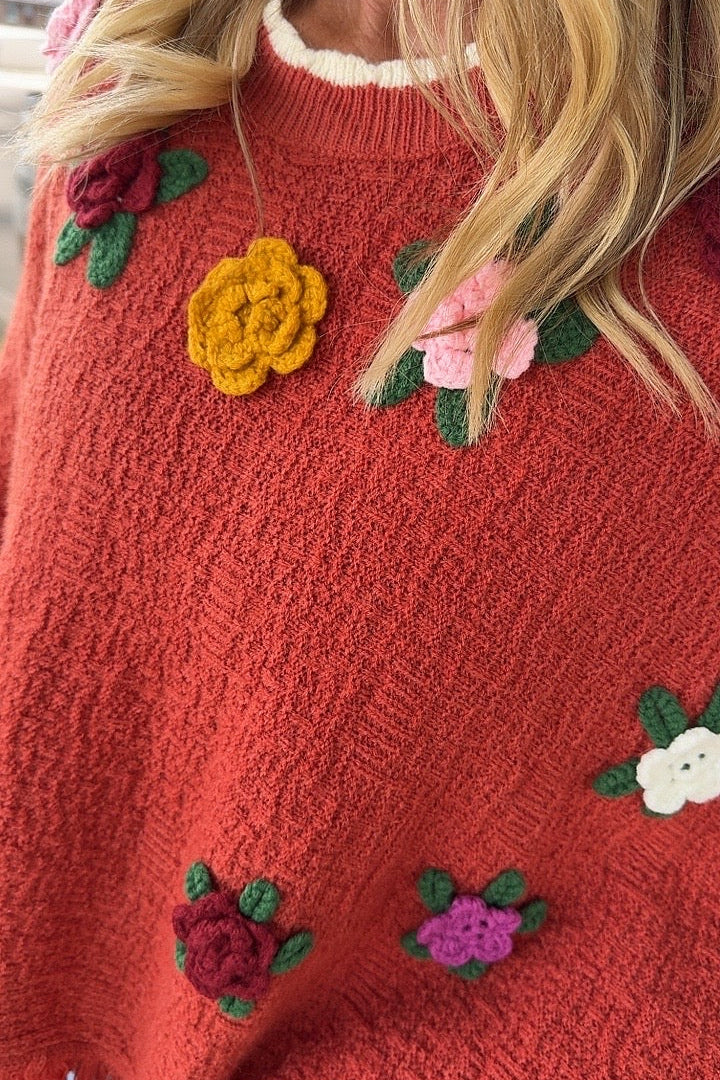 Spiced Chai Sweater Poncho