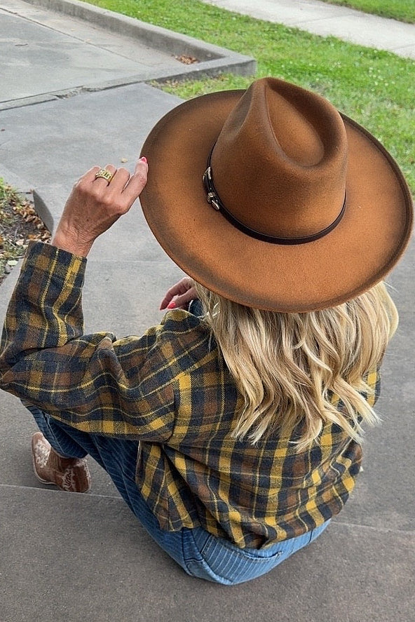 Honey & Hearth Plaid Jacket