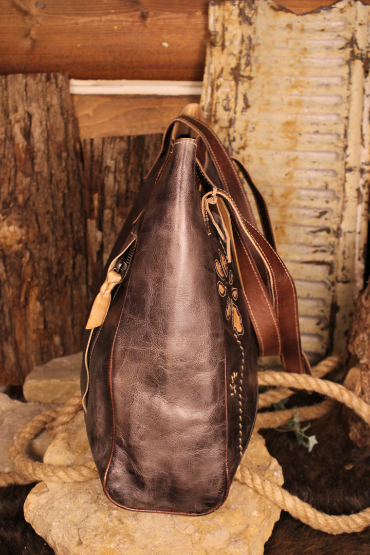 Bed|Stu Larue LTC Java Rustic Handbag