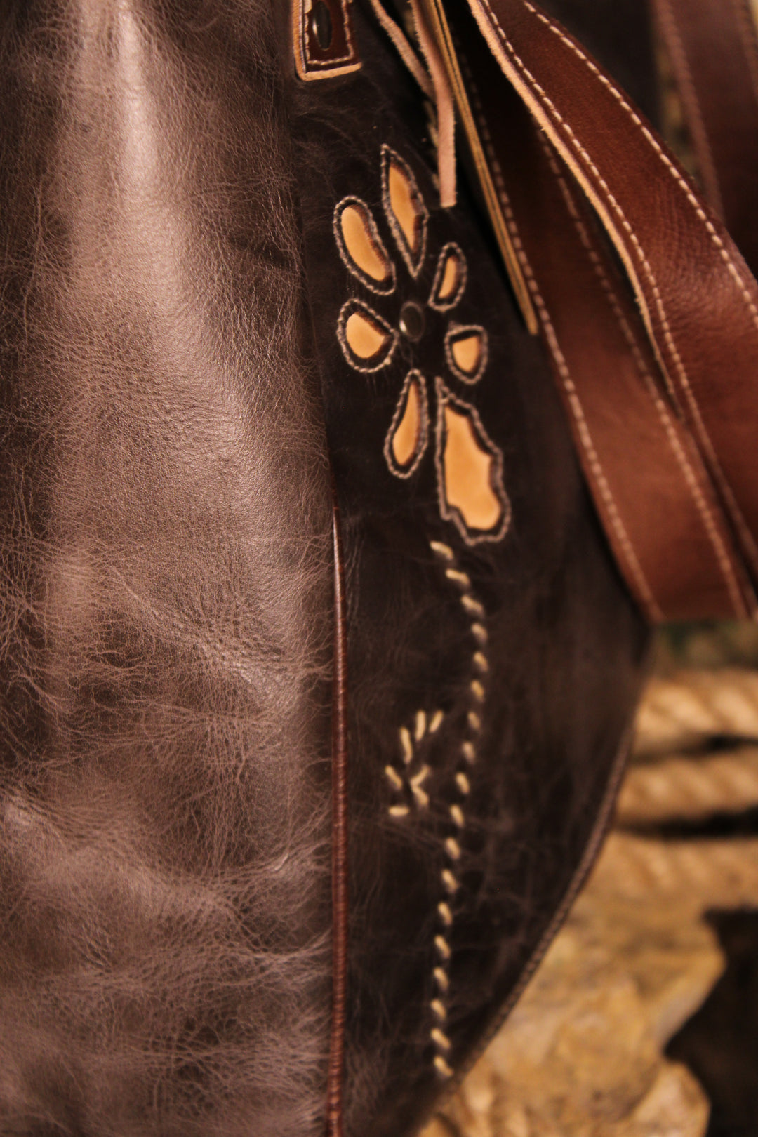 Bed|Stu Larue LTC Java Rustic Handbag