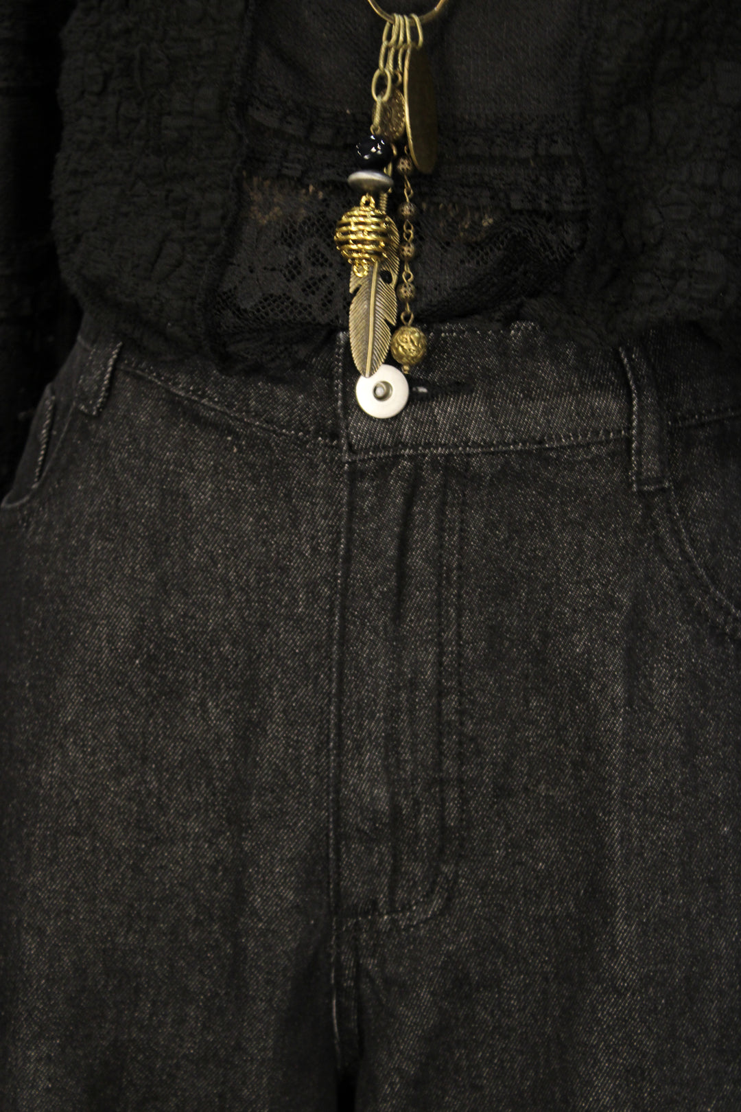 High Noon Leopard Lace Jeans
