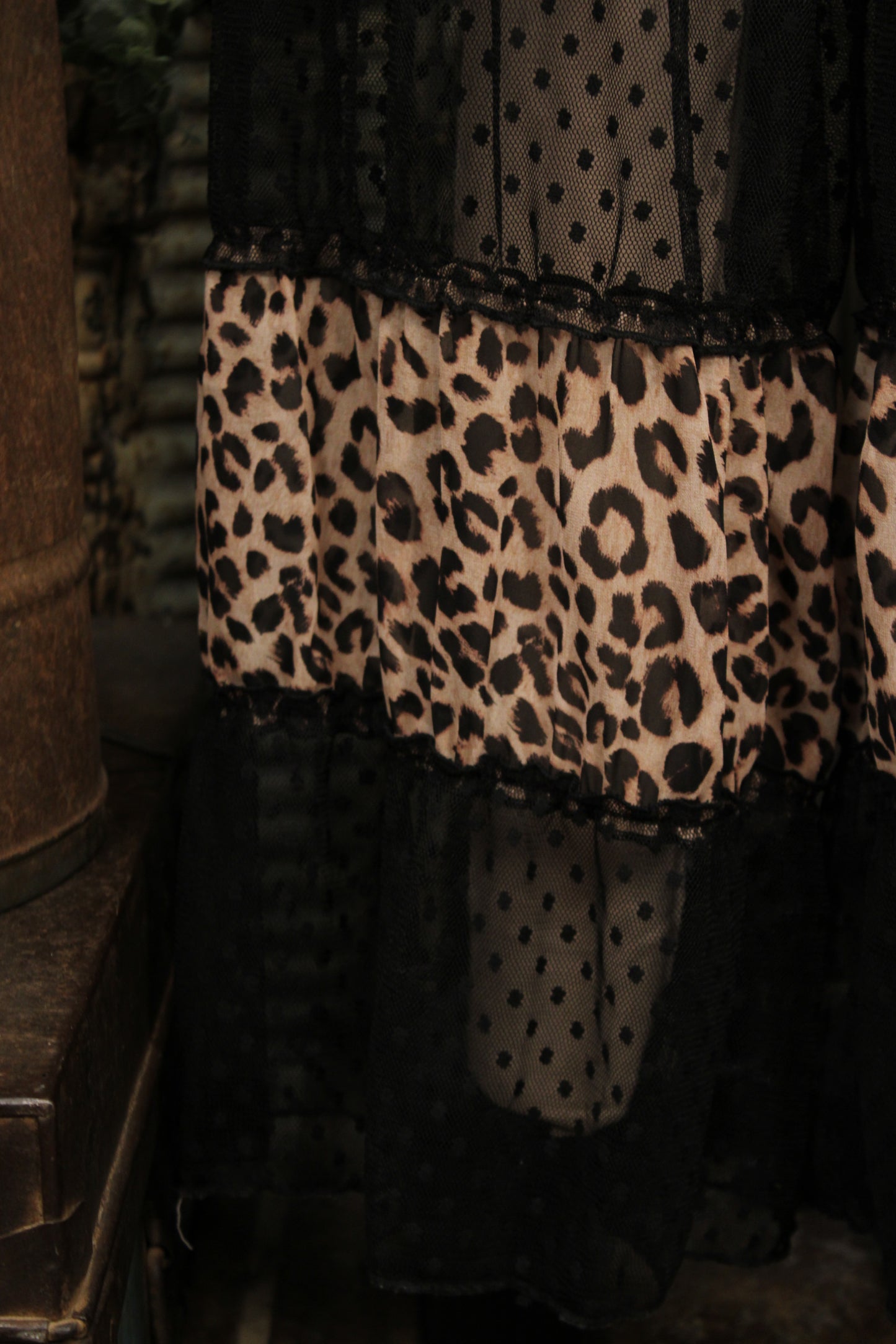 High Noon Leopard Lace Jeans