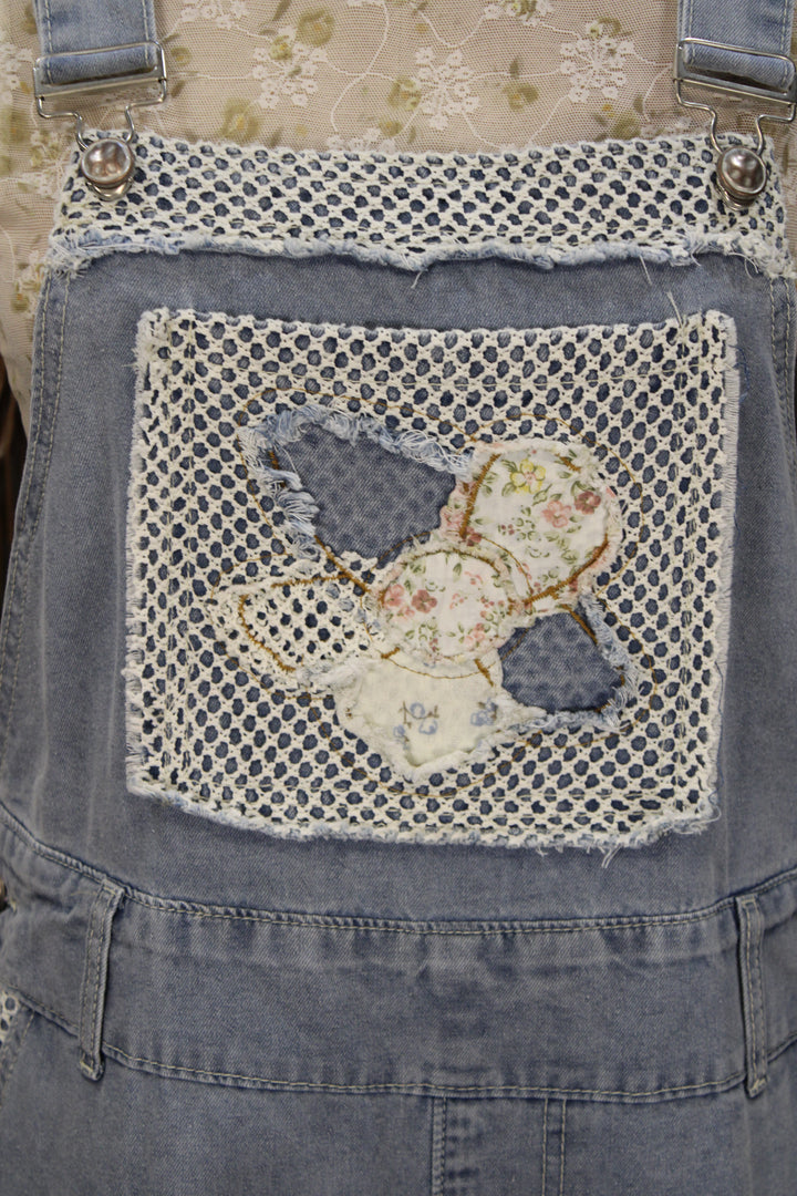 Meadow Stitch Denim Overalls