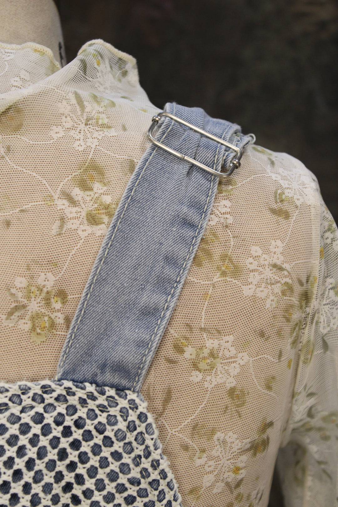 Meadow Stitch Denim Overalls