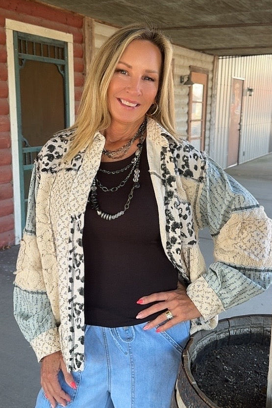 Wild Haven Cotton Shacket