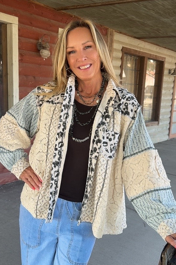Wild Haven Cotton Shacket