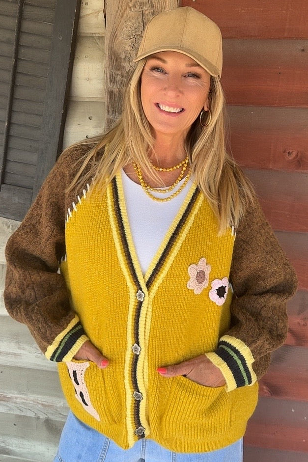 Harvest Daisy Cardigan