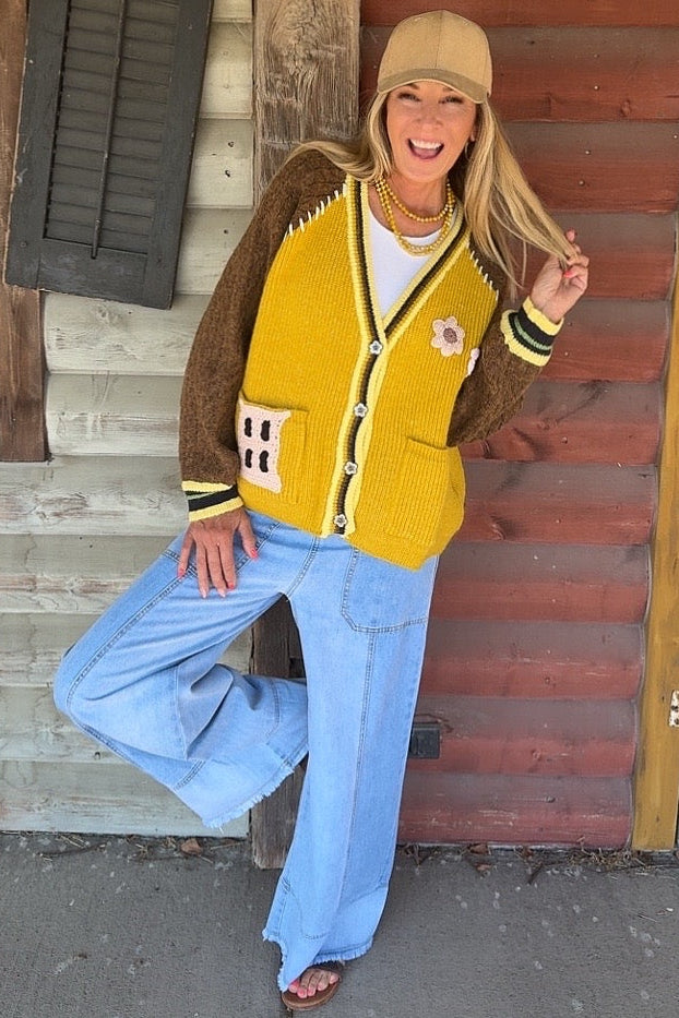Harvest Daisy Cardigan