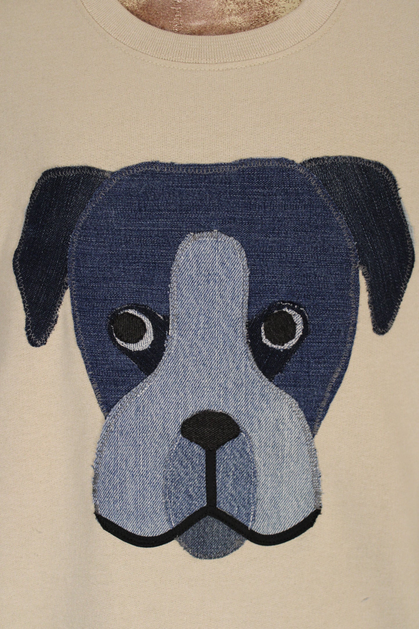 FGO Boxer Buddy Handmade Applique Sweatshirt