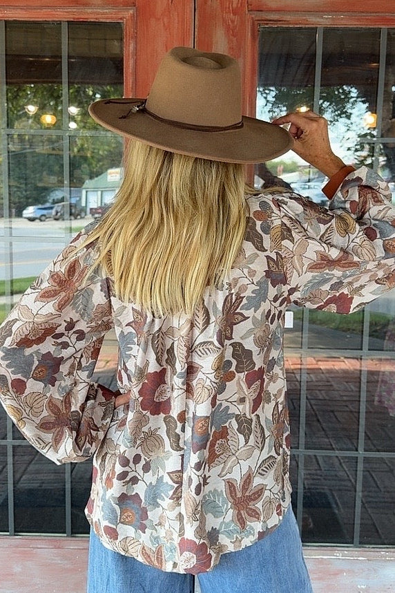 Chestnut Charm Blouse