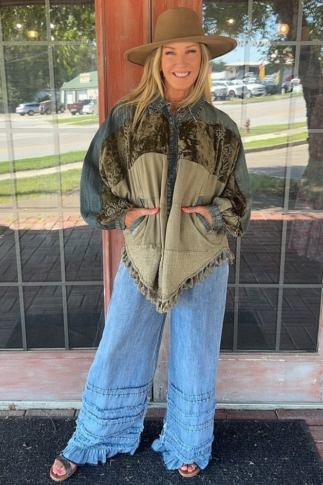 Denim &amp; Dusk Top