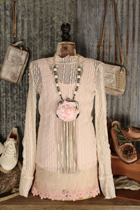 Vintage Veil Cream Lace Top