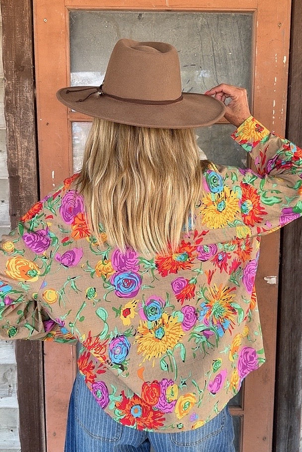 Vibrant Earth Blouse