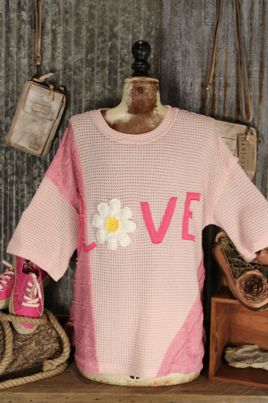 Daisy Love Candy Pink Blouse