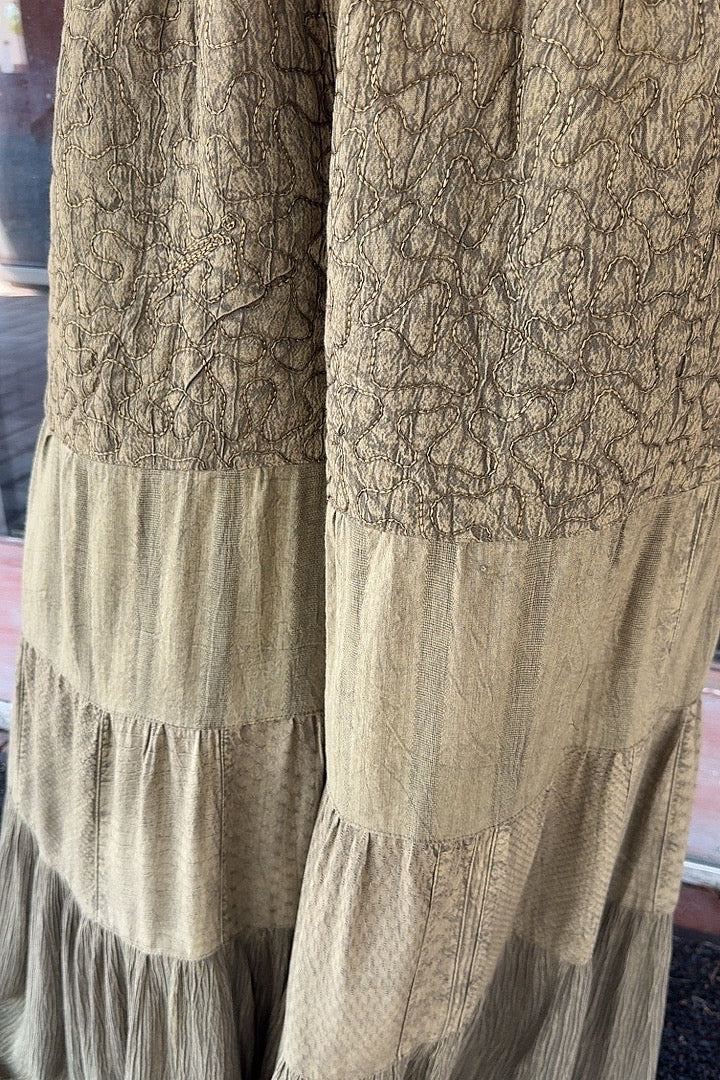 Patchwork Meadow Gravel Pants