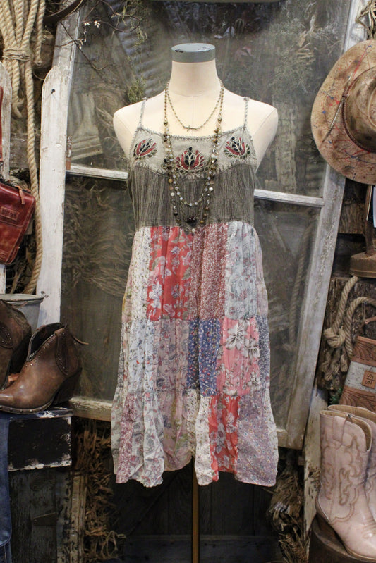 Homestitch Patchwork Dress