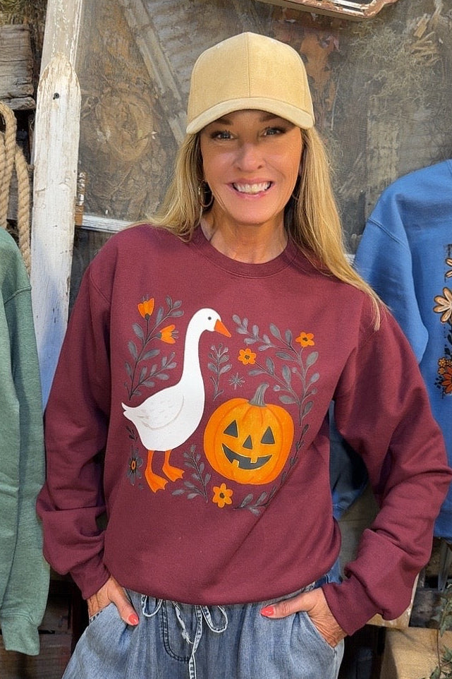 FGO Harvest Honker Maroon Sweatshirt