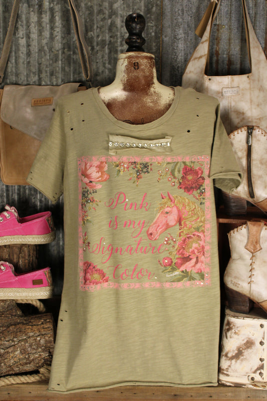 Pink Is My Signature Color Tunic