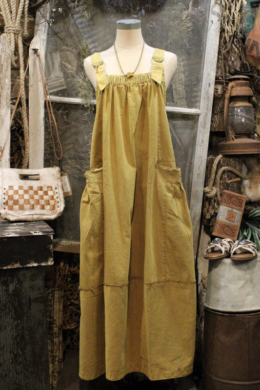Golden Kiwi Jumper Dress