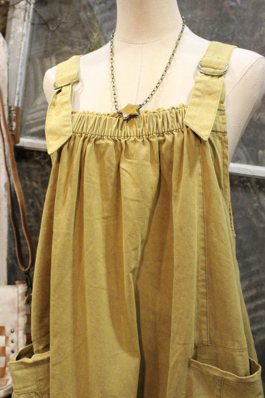 Golden Kiwi Jumper Dress