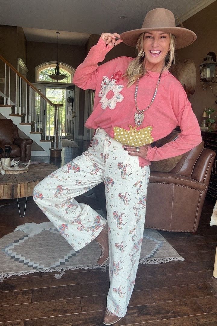 Whispering Hooves Cotton Jeans