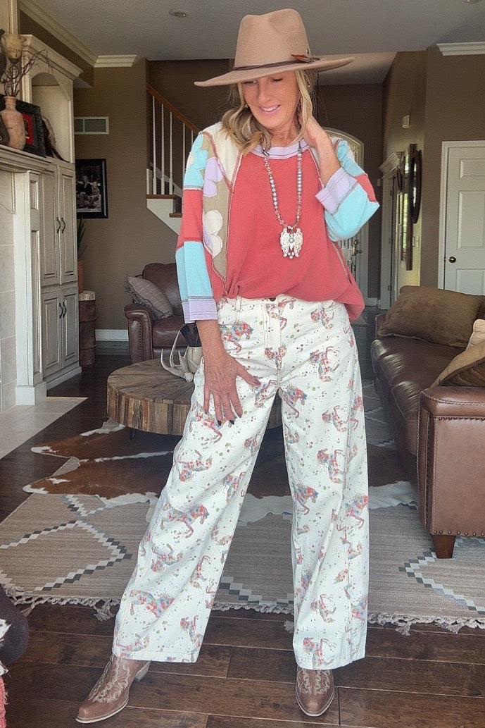 Whispering Hooves Cotton Jeans