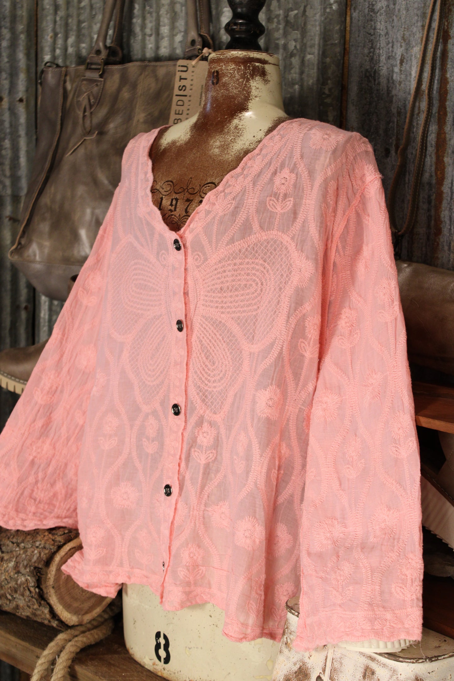 Heirloom Petal Pink Blouse