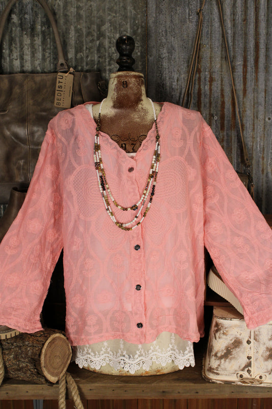 Heirloom Petal Pink Blouse