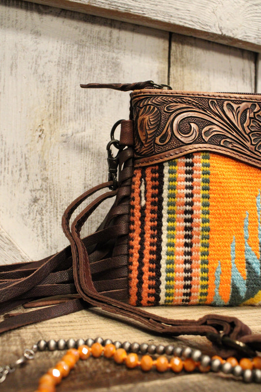 Fringe Fun Leather Handbag