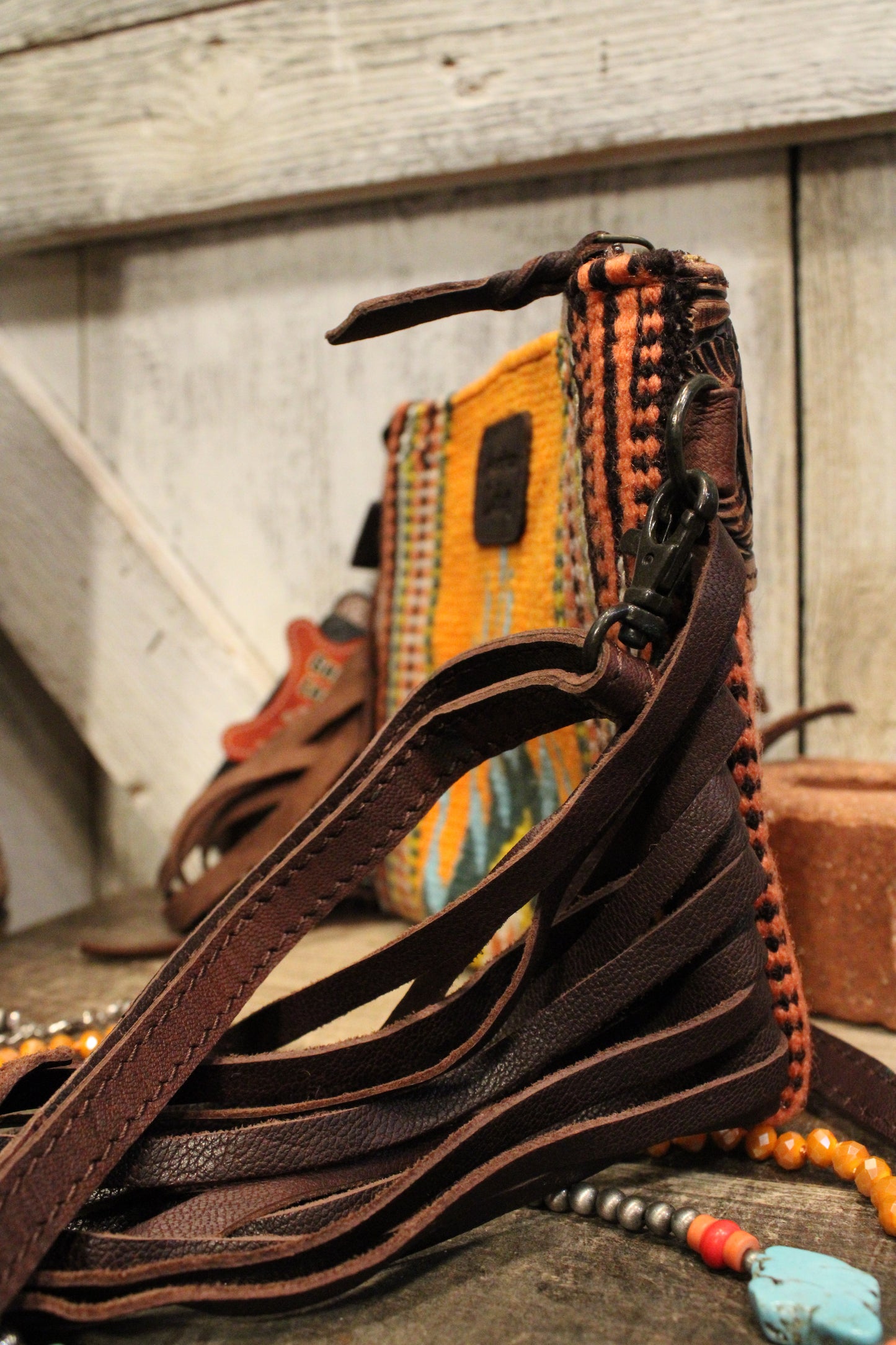Fringe Fun Leather Handbag
