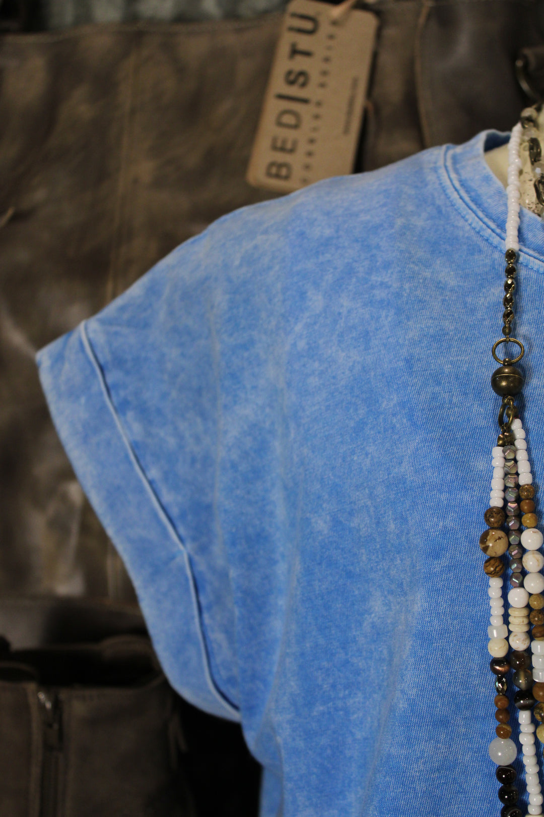 Cloud Soft Sky Blue Cotton Top